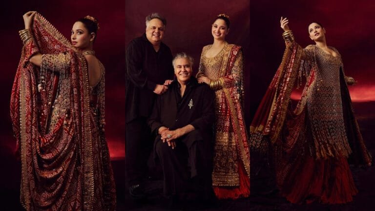 मुग़ल महल की मलिका बनीं Tamannaah Bhatia  भाटिया: अबू जानी Sandeep Khosla के शो में रैंप पर मचाया तहलका