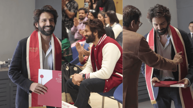 Kartik Aryan ने कॉलेज के दिनों को याद किया, मुंबई में अपने Alma Mater का दौरा किया