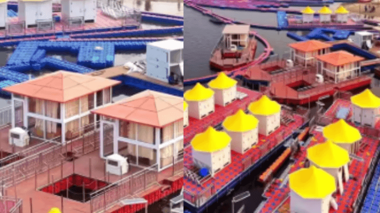 कुंभ का जल महल! 5 स्टार होटल जैसा कमरा, क्रूज में ही स्नान के लिए पर्सनल ‘कुंड’! 