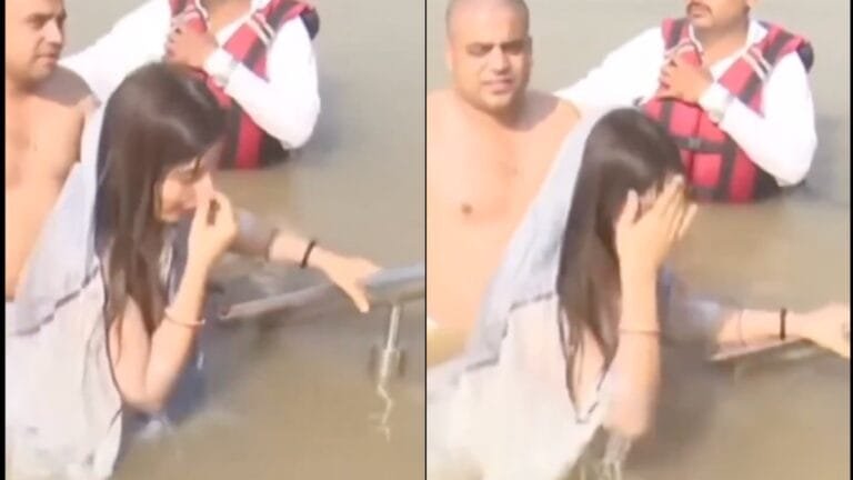 Mahakumbh 2025_ Dimple Yadav के स्नान का वीडियो वायरल, सच्चाई कुछ और निकली