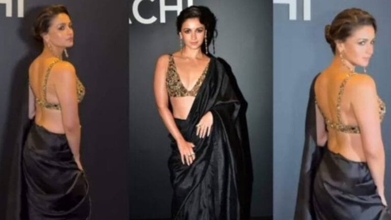 Sabyasachi के 25 साल पूरे होने पर Alia Bhatt का ग्लैमरस साड़ी अवतार छाया