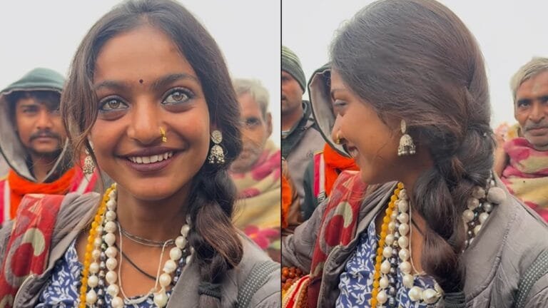 Mahakumbh की स्टार बनीं Monalisa, सेल्फी के लिए उमड़ी भीड़, मांगी मदद