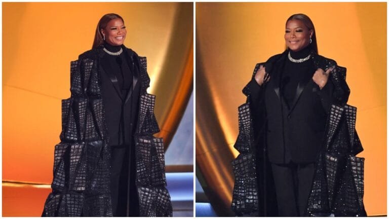 Grammy Award 2025 में Indian फैशन का जलवा, Queen Latifah ने पहना Rahul Mishra का खास आउटफिट