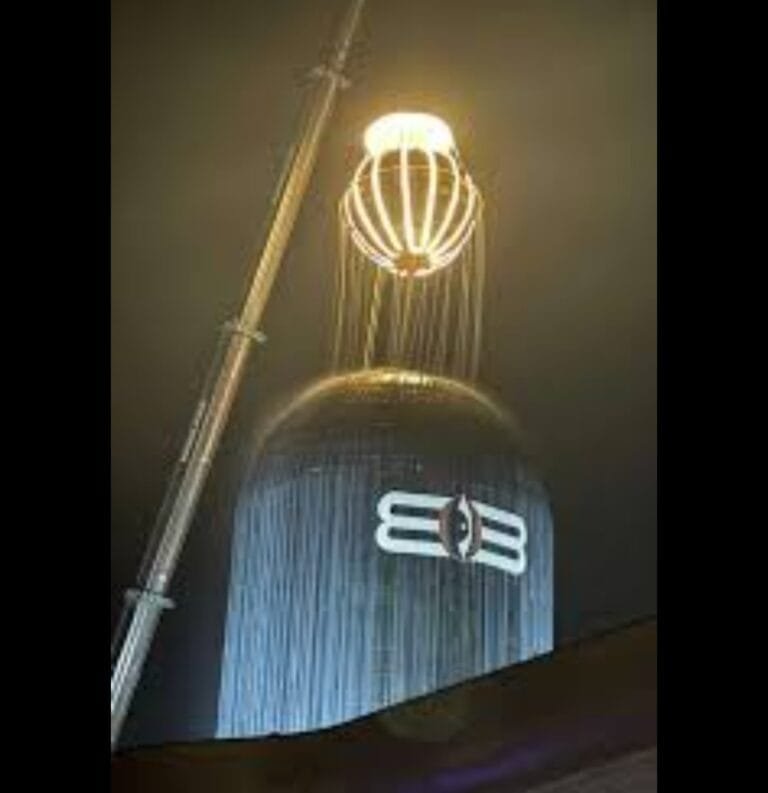 महाशिवरात्रि के पावन अवसर पर, त्रिची जिले के थिरुवेरुम्बुर के  कूटैप्पार महाकालेश्वरी मंदिर में 61 फीट ऊंचे शिवलिंग का महा अभिषेक किया गया