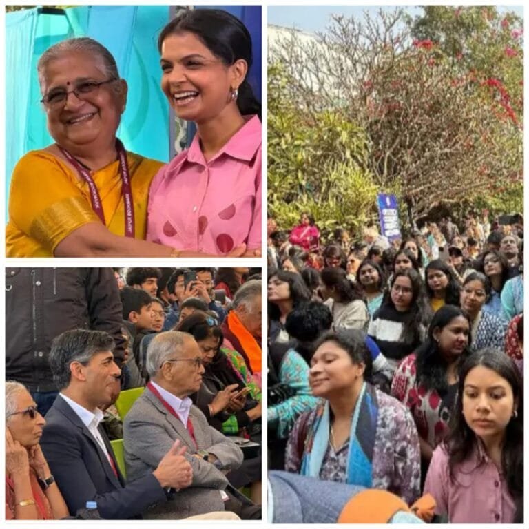 JLF 2025: सुधा मूर्ति और अक्षता मूर्ति का प्रेरणादायक संवाद