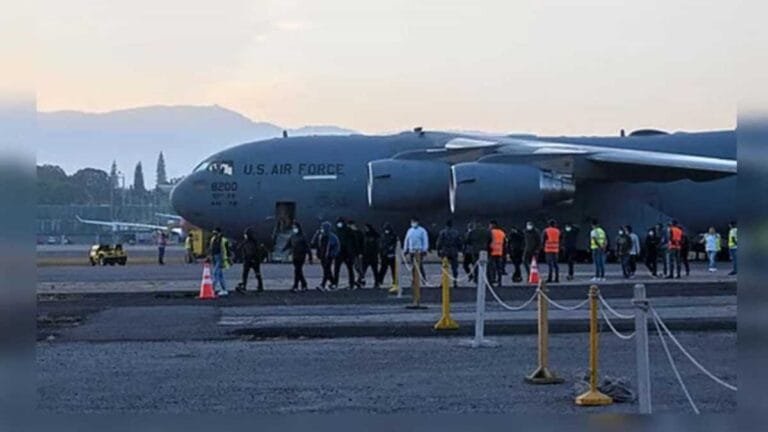 112 अवैध भारतीय अप्रवासियों को लेकर Amritsar पहुंचा America का तीसरा विमान