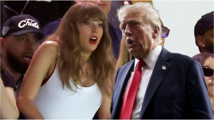 सुपर बाउल में Taylor Swift का स्वागत हूटिंग से, Trump बोले – 'MAGA नहीं माफ करेगा' सुपर बाउल में Taylor Swift का स्वागत हूटिंग से, Trump बोले – 'MAGA नहीं माफ करेगा'
