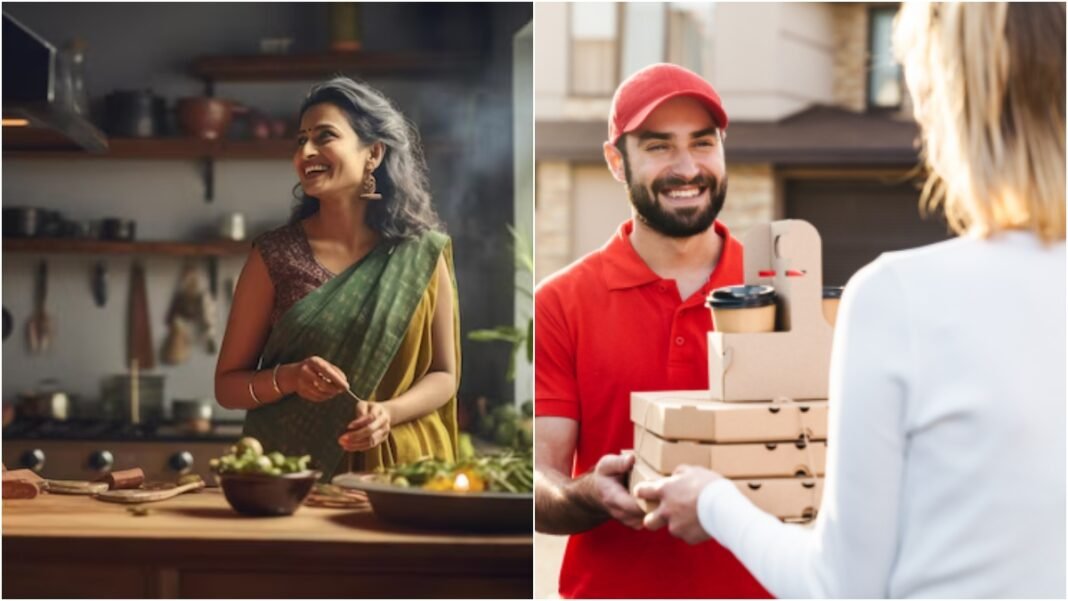 Food Delivery VS Home Cooking_ बदलती आदतें, क्या अब रसोई बीते जमाने की बात_ Food Delivery VS Home Cooking: बदलती आदतें, क्या अब रसोई बीते जमाने की बात?