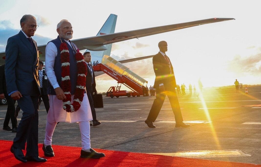 modi in mauritius