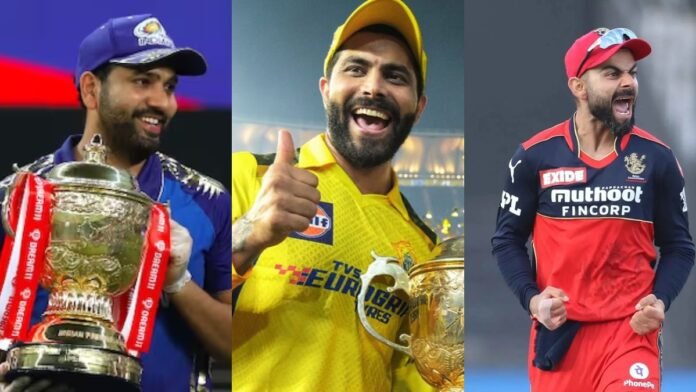 IPL में कैच पकड़ने के बादशाह: Virat Kholi टॉप पर, Jadeja और Rohit की चुनौती जारी