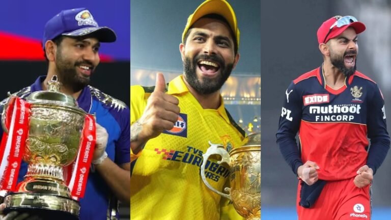 IPL में कैच पकड़ने के बादशाह: Virat Kholi टॉप पर, Jadeja और Rohit की चुनौती जारी