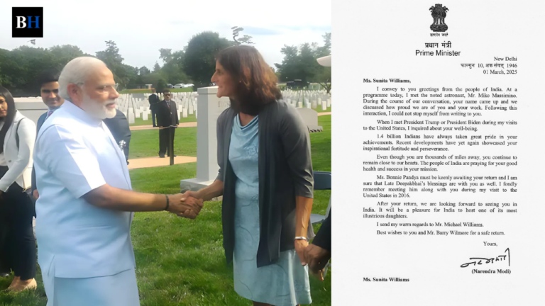 PM मोदी ने Sunita Williams को लिखा पत्र; भारत आने का दिया न्योता