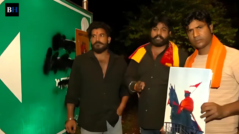 दिल्ली में अकबर रोड के साइनबोर्ड पर पोती गई कालिख, चिपका दिए महाराणा प्रताप के पोस्टर