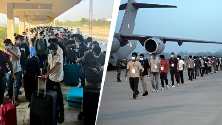 Myanmar-Thailand से 549 Indian की वतन वापसी, ठगी के शिकार बने थे युवक