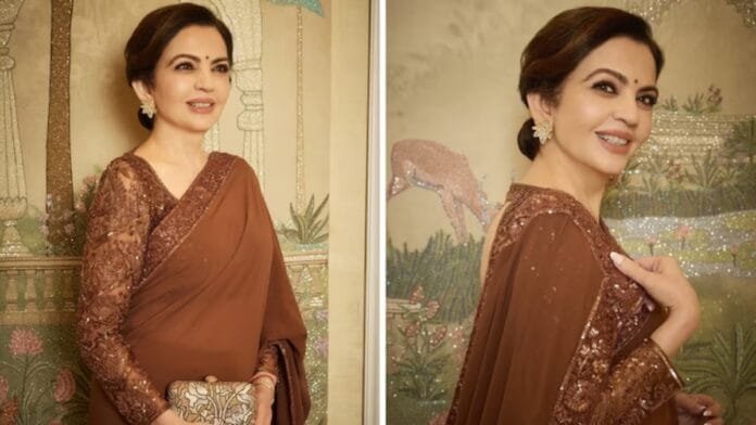 Nita Ambani का नया लुक देख हैरान हुए फैंस, साड़ी से लेकर मेकअप तक सब कुछ बदला