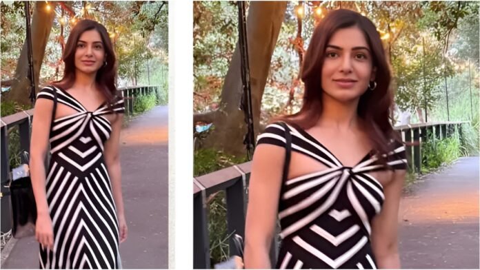 Samantha Ruth Prabhu ने मोनोक्रोम ड्रेस में बिखेरा जलवा, फैंस हुए दीवाने