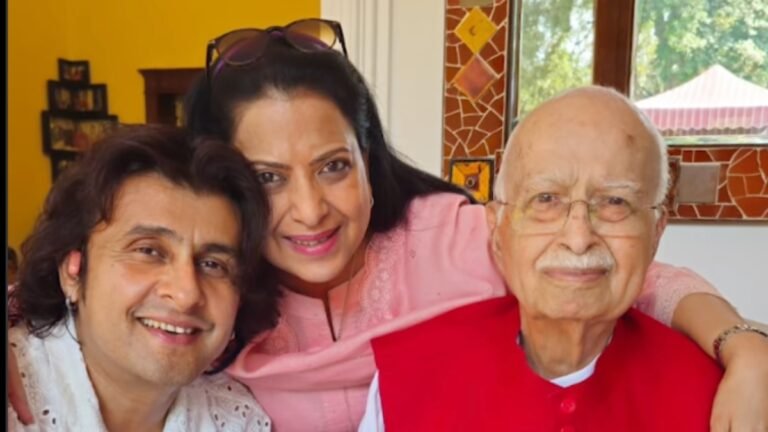 Sonu Nigam ने की L.K Advani से मुलाकात, Sindhi खाने के साथ बिताए खास पल