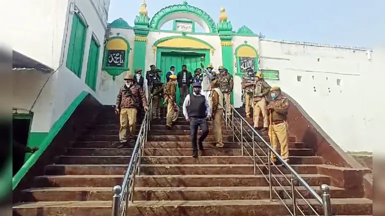 ASI की देखरेख में शाही जामा मस्जिद की बाहरी दीवारों पर सफेद रंग का काम शुरू