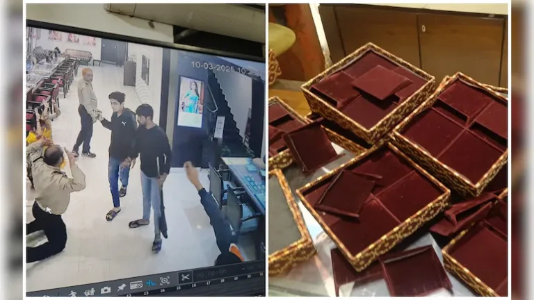 बिहार के भोजपुर में 8 करोड़ के गहने लूटे गए, लुटेरों की ‘टीम 7’ लोगो ने तमंचा लेकर तनिष्क शोरूम में घुसी