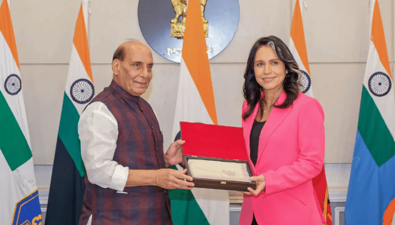 Tulsi Gabbard ने टैरिफ की धमकी पर बड़ा बयान दिया, कहा कि PM Modi और Trump दोस्त हैं