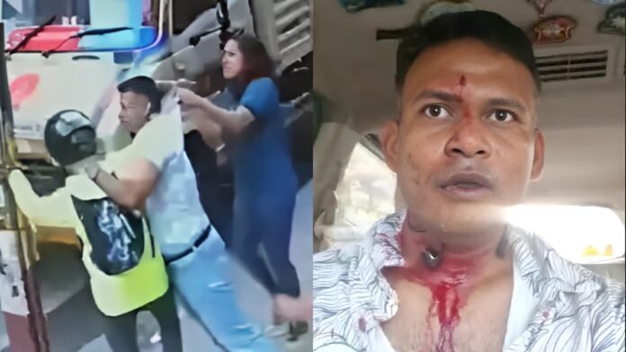 Bengaluru में Airforce Officer और बाइक सवार के बीच जबरदस्त झड़प, वीडियो वायरल