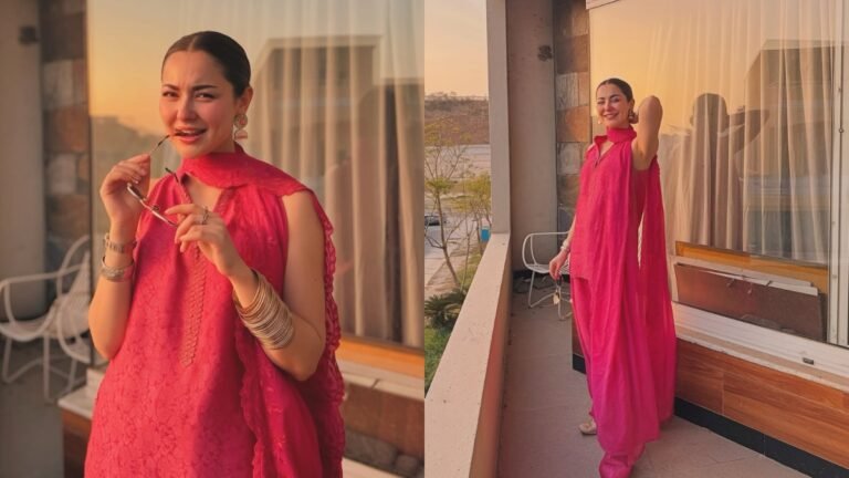 गुलाबी जलवा! Hania Aamir के traditional Look ने इंटरनेट पर मचाया तहलका