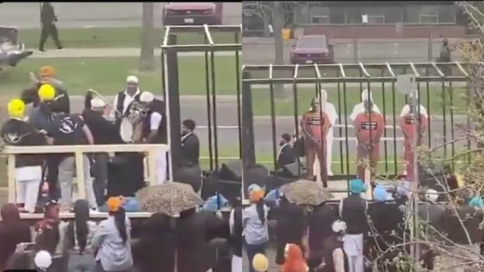 Canada में हिंदुओं के खिलाफ ज़हर उगलता Khalistani जुलूस, Modi-Amit Shah की पुतलों को जेल में दिखाया गया