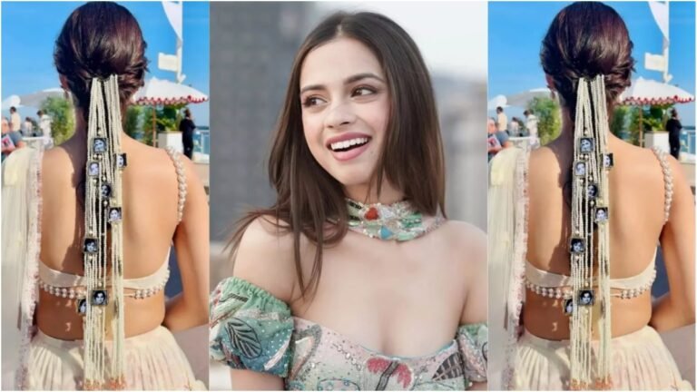 Cannes Film Festival में Nitanshi Goel का धमाकेदार डेब्यू, लुक ने लूटी महफिल, बॉलीवुड की गोल्डन एरा को किया सलाम