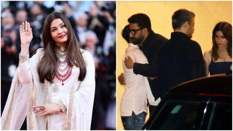 Cannes में साड़ी-सिंदूर में छाईं Aishwarya Rai, उधर मुंबई में Jaya के साथ डिनर डेट पर दिखे Abhishek Bachchan और Diana Penty