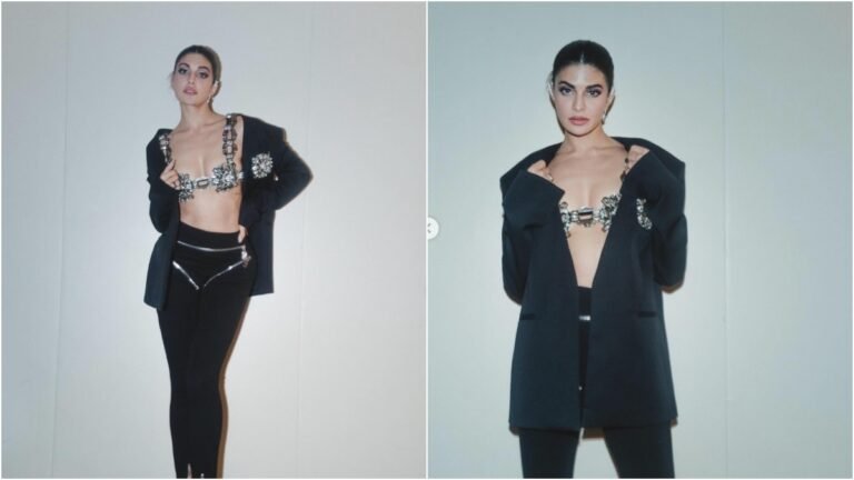 Crystal Bralette में Jacqueline Fernandez ने लगाई आग, Cannes से लौटते ही दिखाया ग्लैमर का तड़का