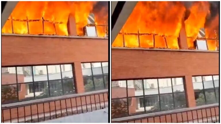 Delhi के Pitampura में Sri Guru Gobind Singh College में लगी तेज आग, तीन मंजिल जलकर खाक