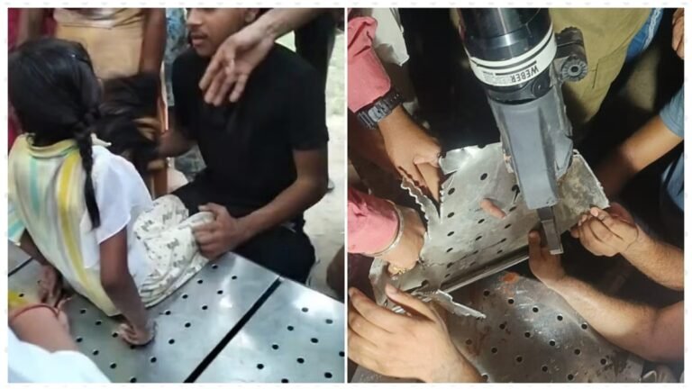 Noida Sector-53 में बेंच बना बवाल! खेलते-खेलते 8 साल की बच्ची की उंगलियां फंस गईं, 5 घंटे का हाई वोल्टेज ड्रामा