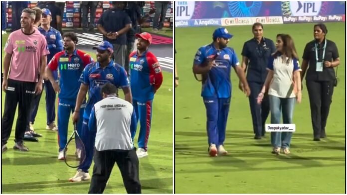 Wankhede में छाया इमोशनल मोमेंट, प्लेऑफ में पहुंची Mumbai तो Rohit Sharma ने दिल जीत लिया