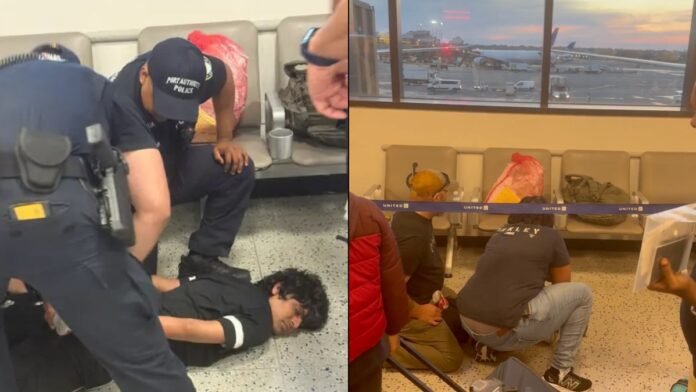 America में Indians Students को ज़मीन पर घसीटा, गर्दन दबाई, हथकड़ी पहनाई, Airport पर शर्मनाक बर्ताव का वीडियो वायरल