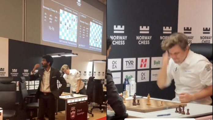 Gukesh ने पहली बार क्लासिकल मैच में हराया Magnus Carlsen, World No. 1 ने गुस्से में मारा मेज