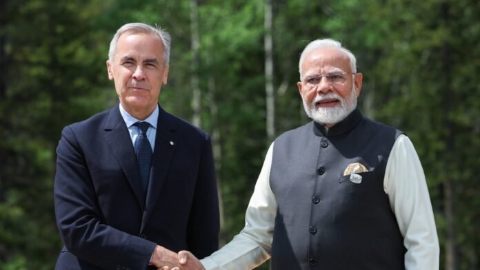 India-Canada G7_ अब जमी बर्फ पिघली! Modi-Carney मुलाकात के बाद बड़ा ऐलान, Khalistan विवाद पर बनी सहम India-Canada G7: अब जमी बर्फ पिघली! Modi-Carney मुलाकात के बाद बड़ा ऐलान, Khalistan विवाद पर बनी सहमति