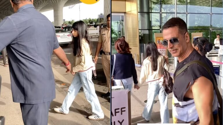 बेटी पर तान दी कैमरा तो भड़के Akshay Kumar, गर्दन पकड़कर हटाया पापराज़ी, Twinkle की मुस्कान ने जीता दिल